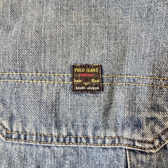 Ralph Lauren Men's Relaxed Blue Jeans - Picture 12 of 13